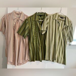 3 shirts: J.CREW & BANANA REPUBLIC